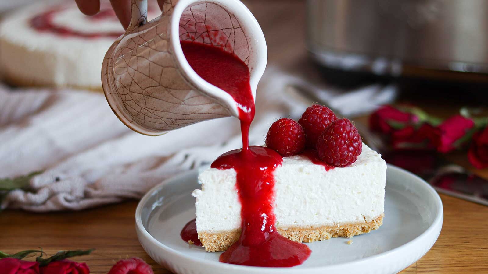 Valentýnský cheesecake